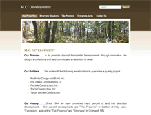 Tablet Screenshot of mcdevelopment.net